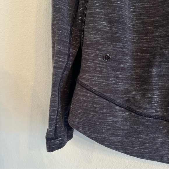 Lululemon Black Heathered Long Sleeve Sweatshirt - Picture 6 of 8